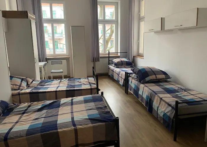 بيت شباب W Centrum Szczecina 4 Osobowe